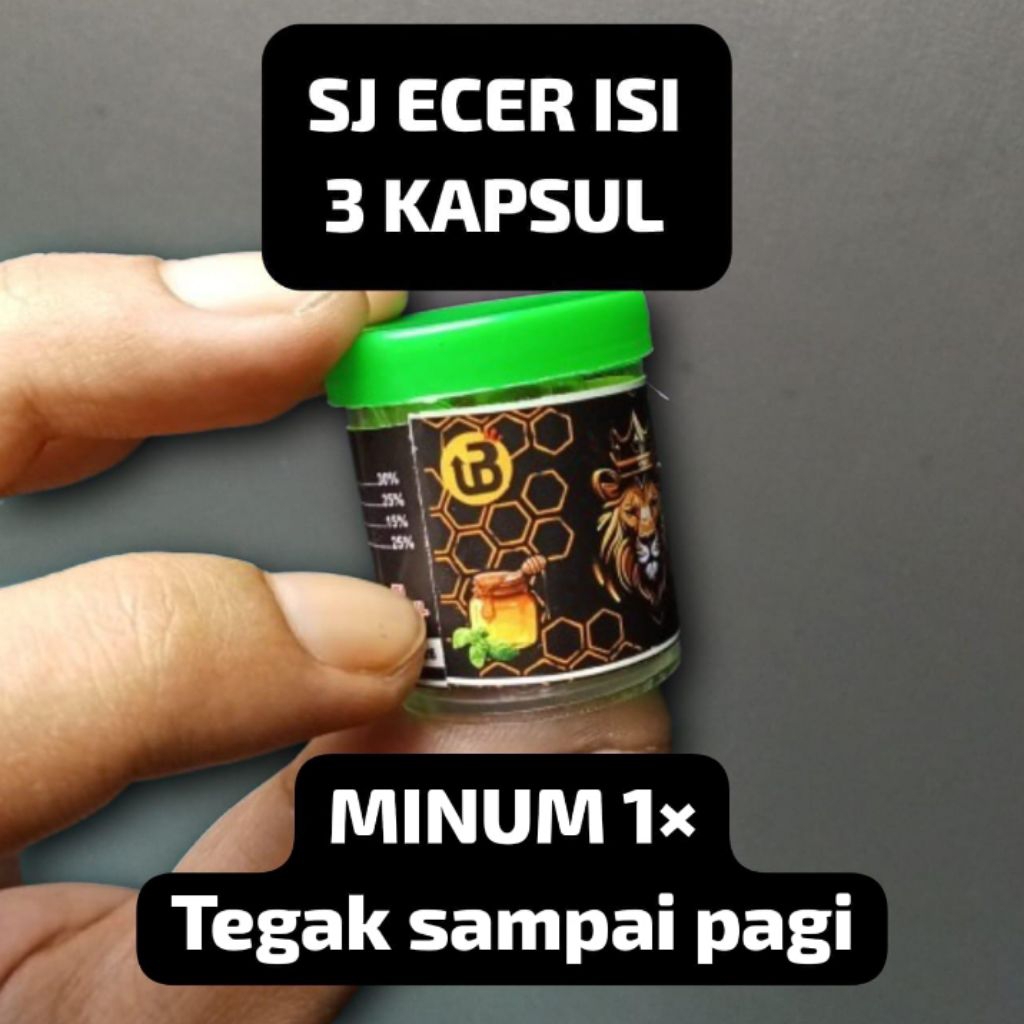 

Madu SJ original ECER isi 3 alami hutan honey mobey