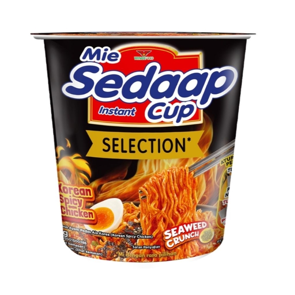 

Sedaap Mie Instant Goreng Selection Cup Korean Spicy Chicken 81 g