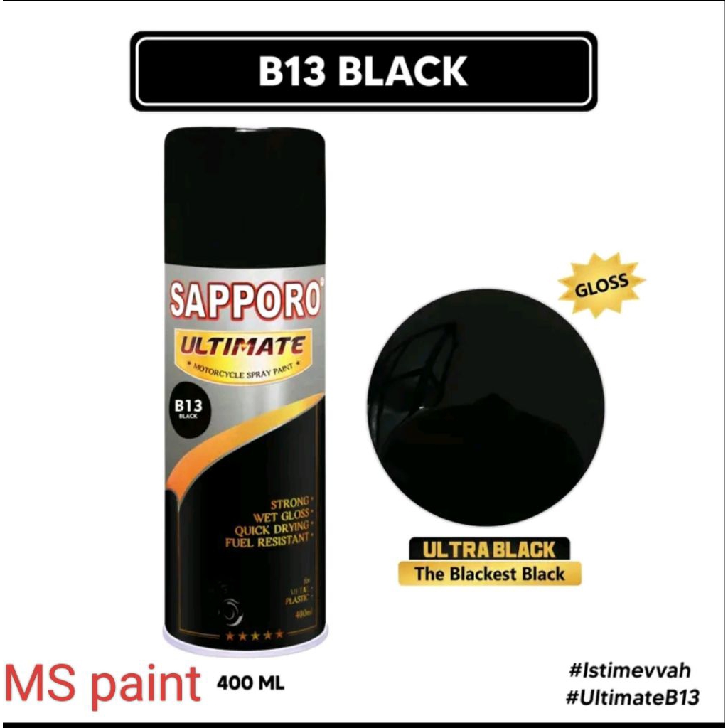 Sapporo Ultimate B13* Black