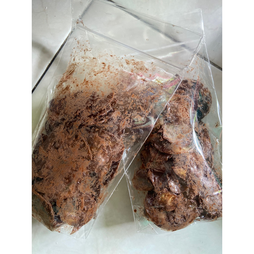 

Keripik pisang coklat lumer