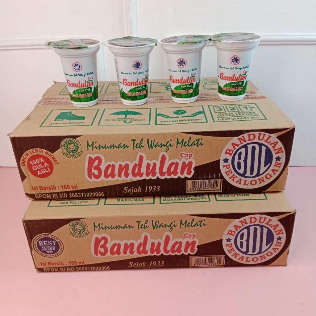 

Amanta Segar | Minuman Teh Wangi Melati Cap Bandulan Asli Pekalongan 160ML ISI 24 Bikin Segar