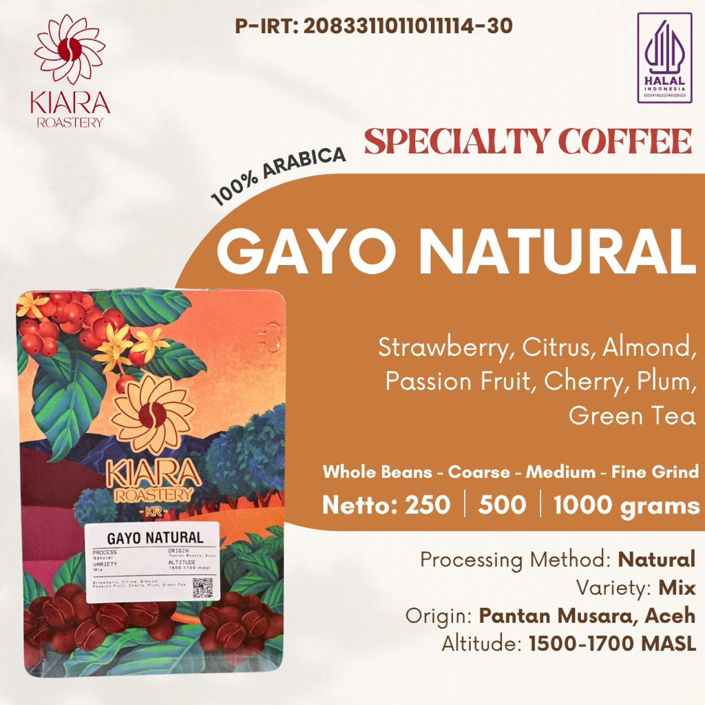

Gayo Natural Pouch | Kiara Roastery