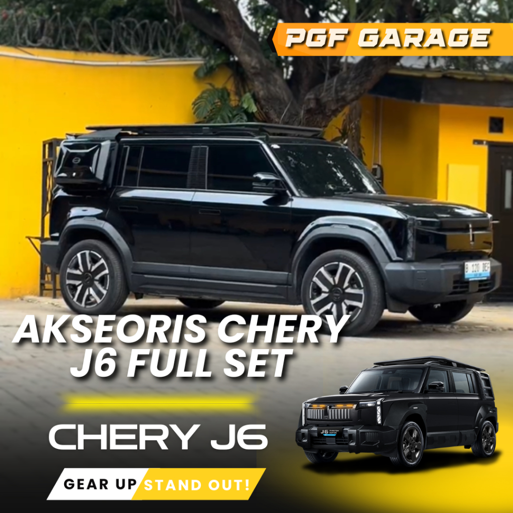 Chery J6 Aksesoris Full Set / Chery J6 Aksesoris Exterior / Chery J6 Roof Rack / Chery J6 Side Ladde