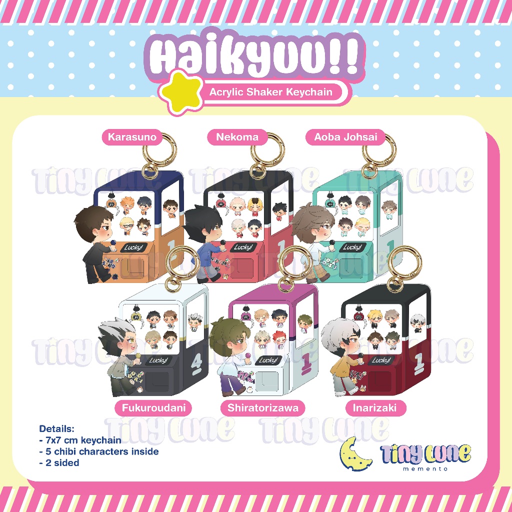 [Keychain] Haikyuu Shaker Keychain