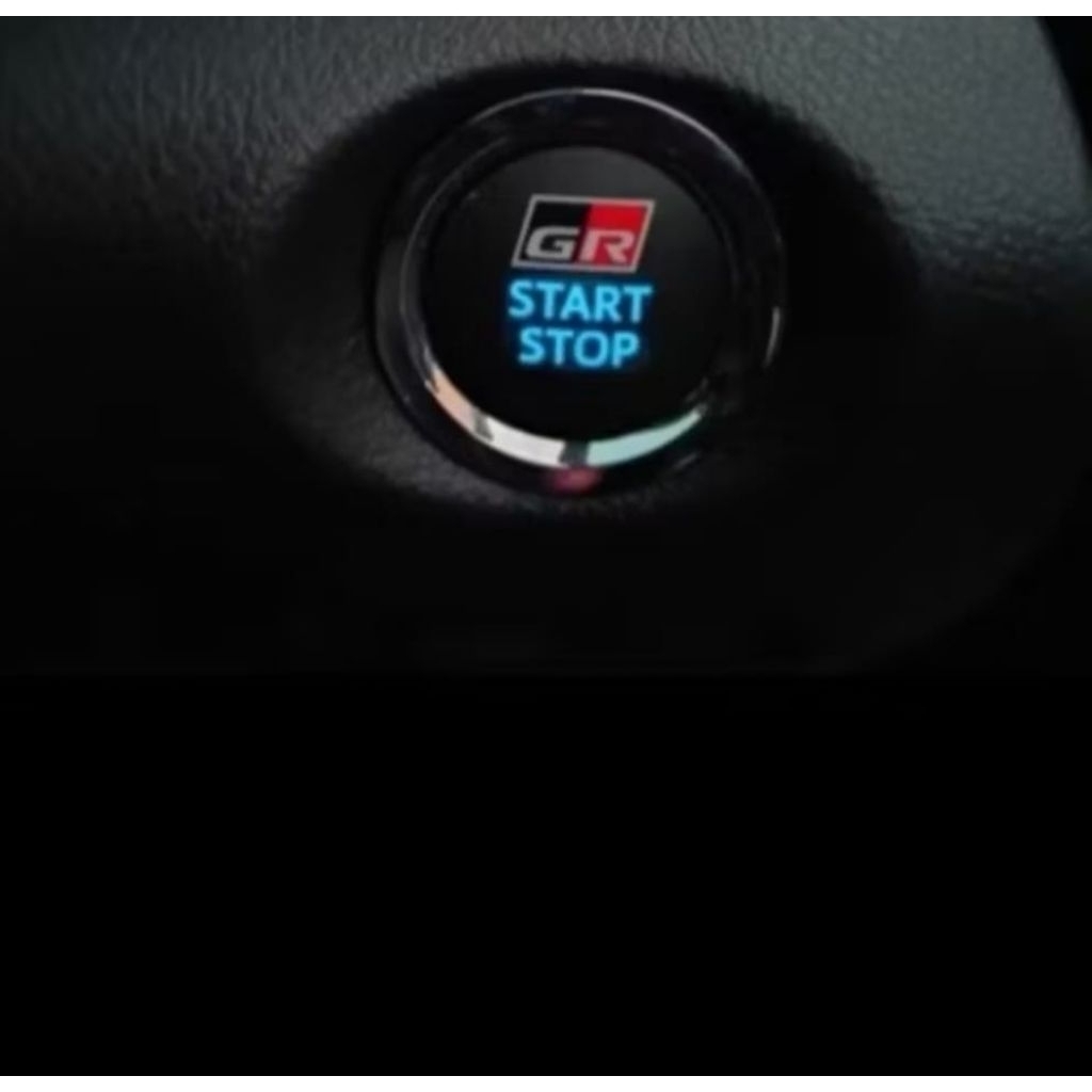 Emblem Sticker Stiker Engine Start Stop Toyota Fortuner, Yaris