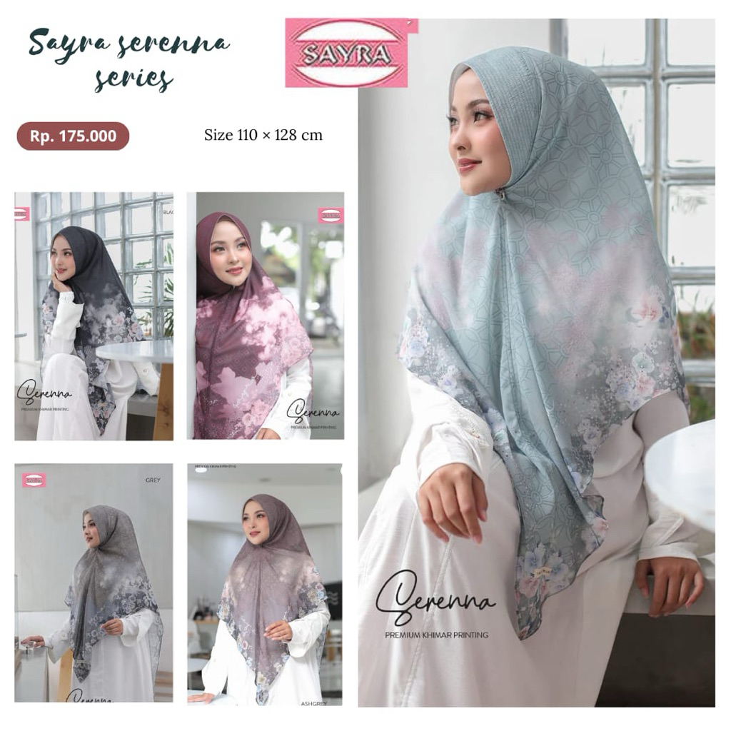 Khimar Sayra Serenna Series BY SAYRA