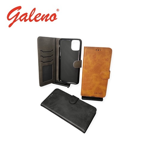 BOOK COVER FLIP CASE DOMPET IPHONE 11/12/13/14/15 PRO/PRO MAX ORIGINAL GALENO CASE IPHONE CASE DOMPE