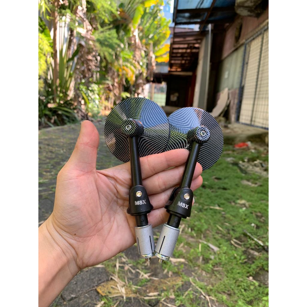Spion Jalu Bulat Lipat MSX Untuk Semua Motor Bar End Nmax Aerox Xmax Vario Pcx Vespa Universal MSX K