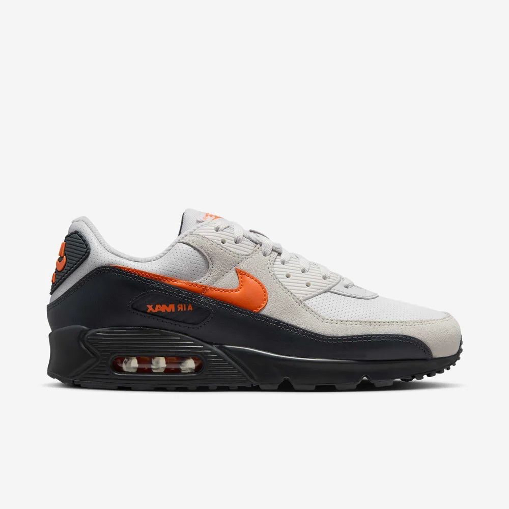 Nike Air Max 90 Vast Grey Safety Orange Original Resmi