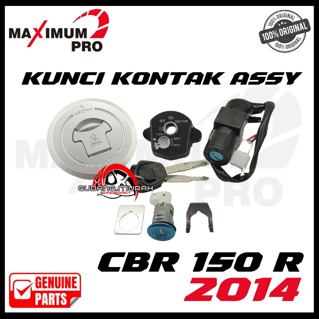KUNCI KONTAK ASSY FULLSET KEY SET HONDA CBR 150 R 2014 2015 2016 PLUS KONCI JOK TUTUP TANGKI GRADE O