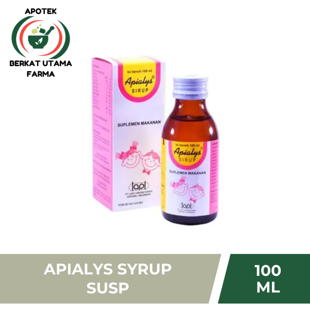 APIALYS SIRUP 100ML / Vitamin Anak Daya Tahan Tubuh