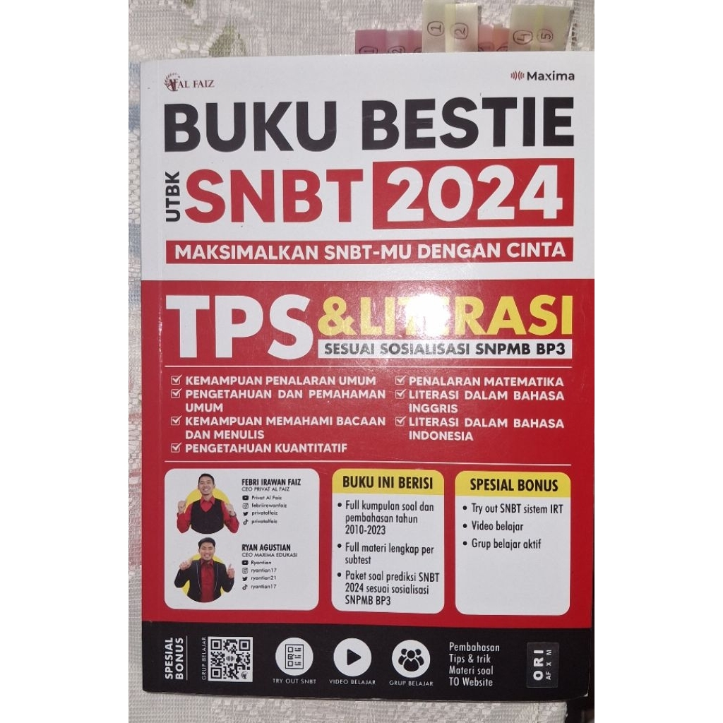 Buku Bestie Al-Faiz TPS & Literasi UTBK Wangsit 2024