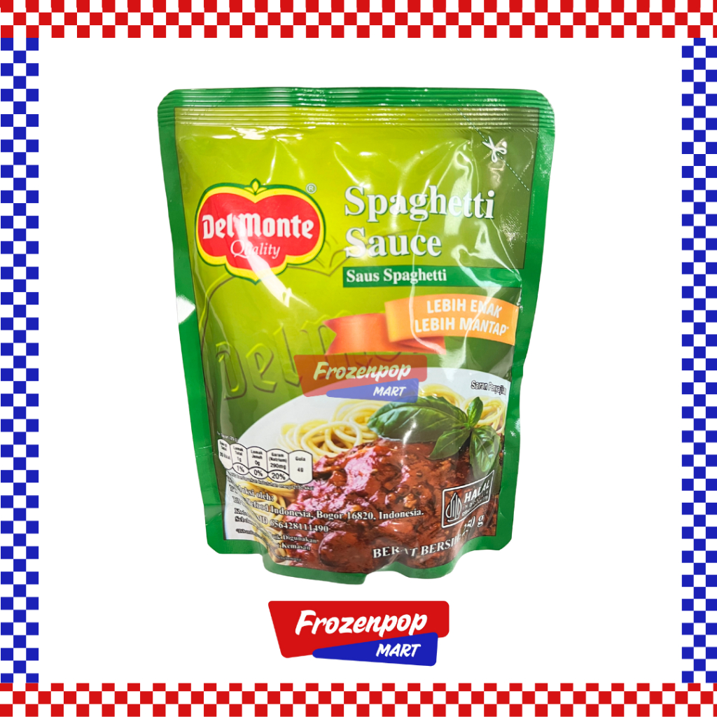 

Delmonte Spaghetti Sauce 250gr / Del Monte Saus Spagheti Instant