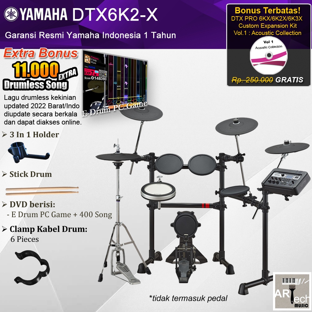 Drum Elektrik Yamaha DTX6K2X / DTX6K2 X / DTX 6 K2X / 6K2 / 6K2X