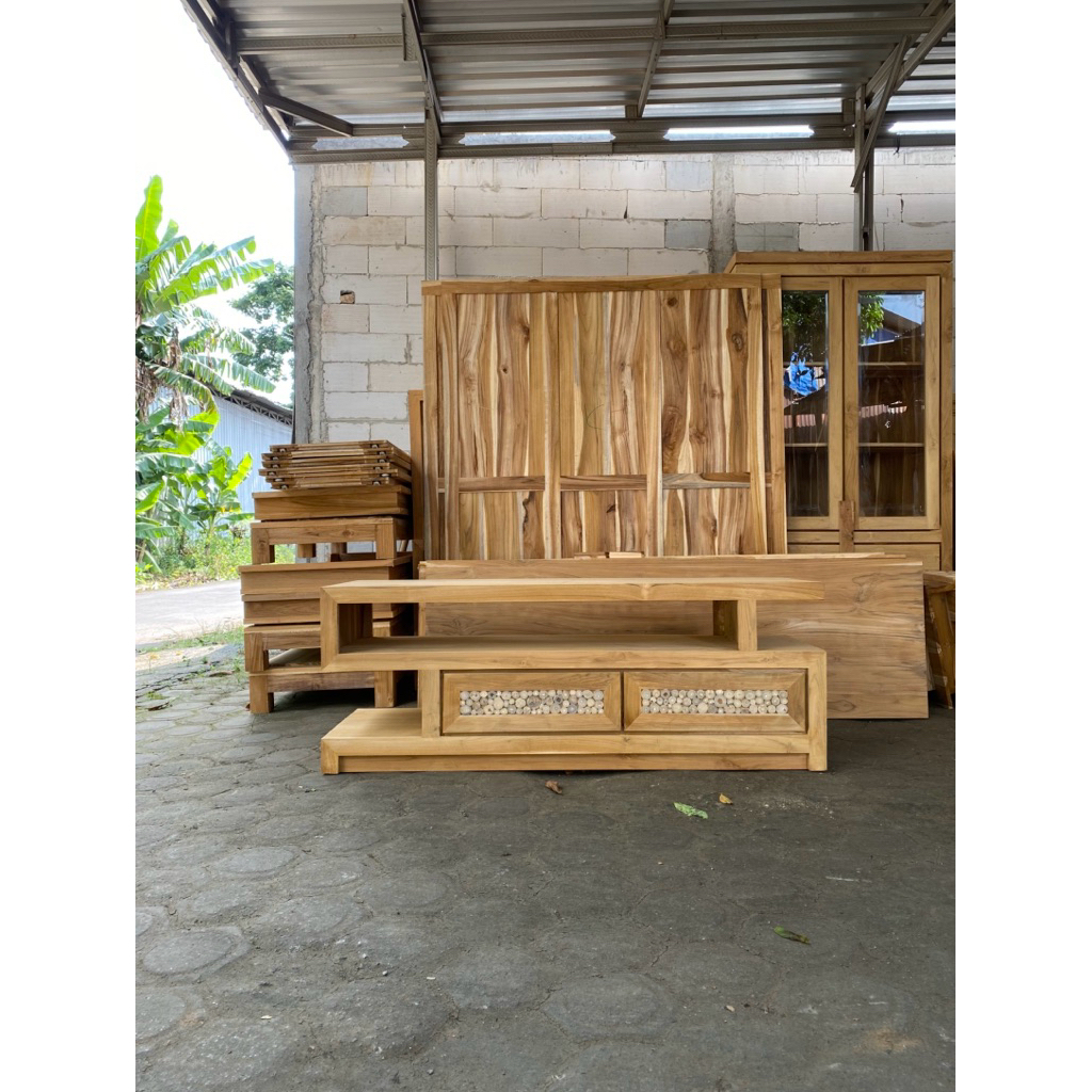bufet TV minimalis | bufet TV minimalis kayu jati perhutani | bufet minimalis koin