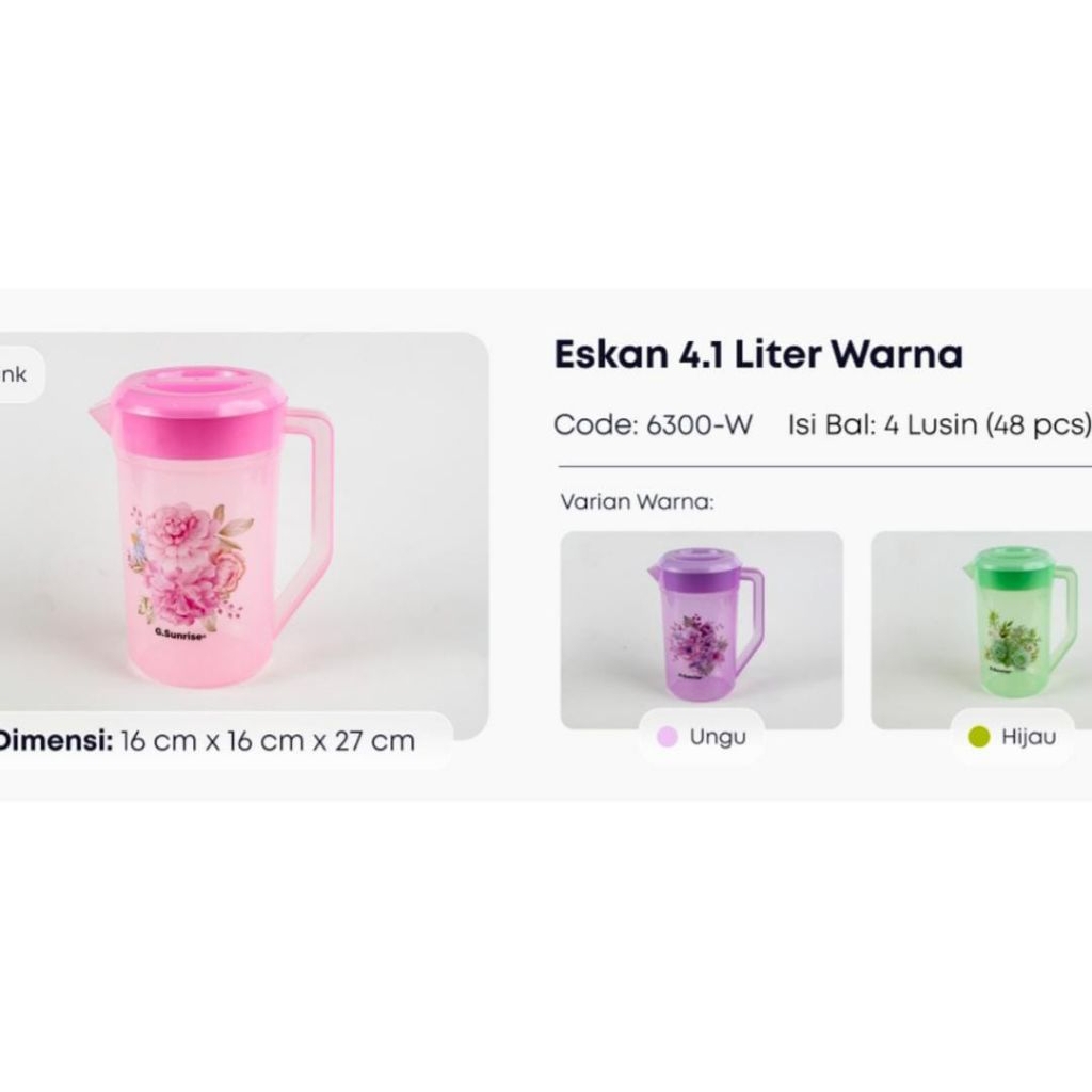 Eskan 4,1 Liter Warna Sunrise