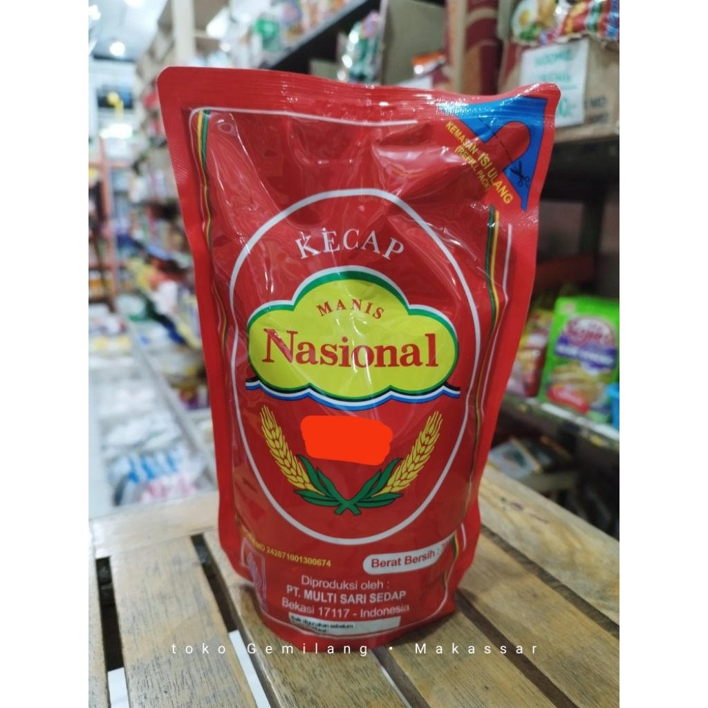 

Nasional kecap manis refill pouch 700 gr