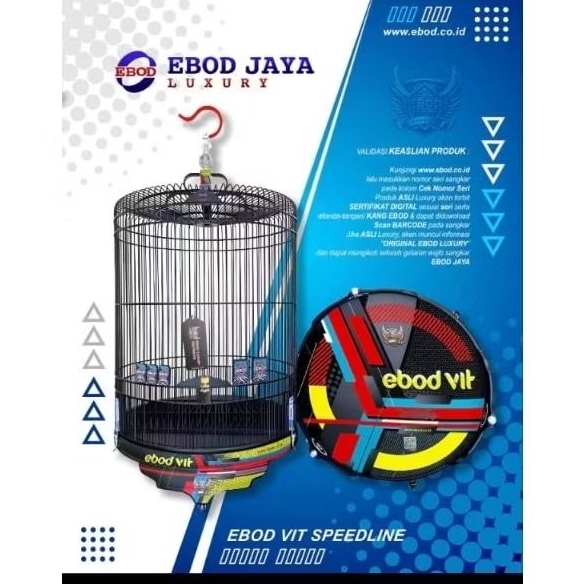 EBOD LUXURY ebod vit speedline DM 58 PVC ORIGINAL EBOD JAYA