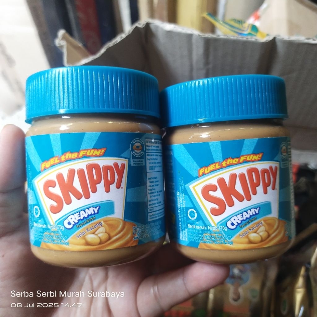 

skippy creamy peanut butter selai kacang
