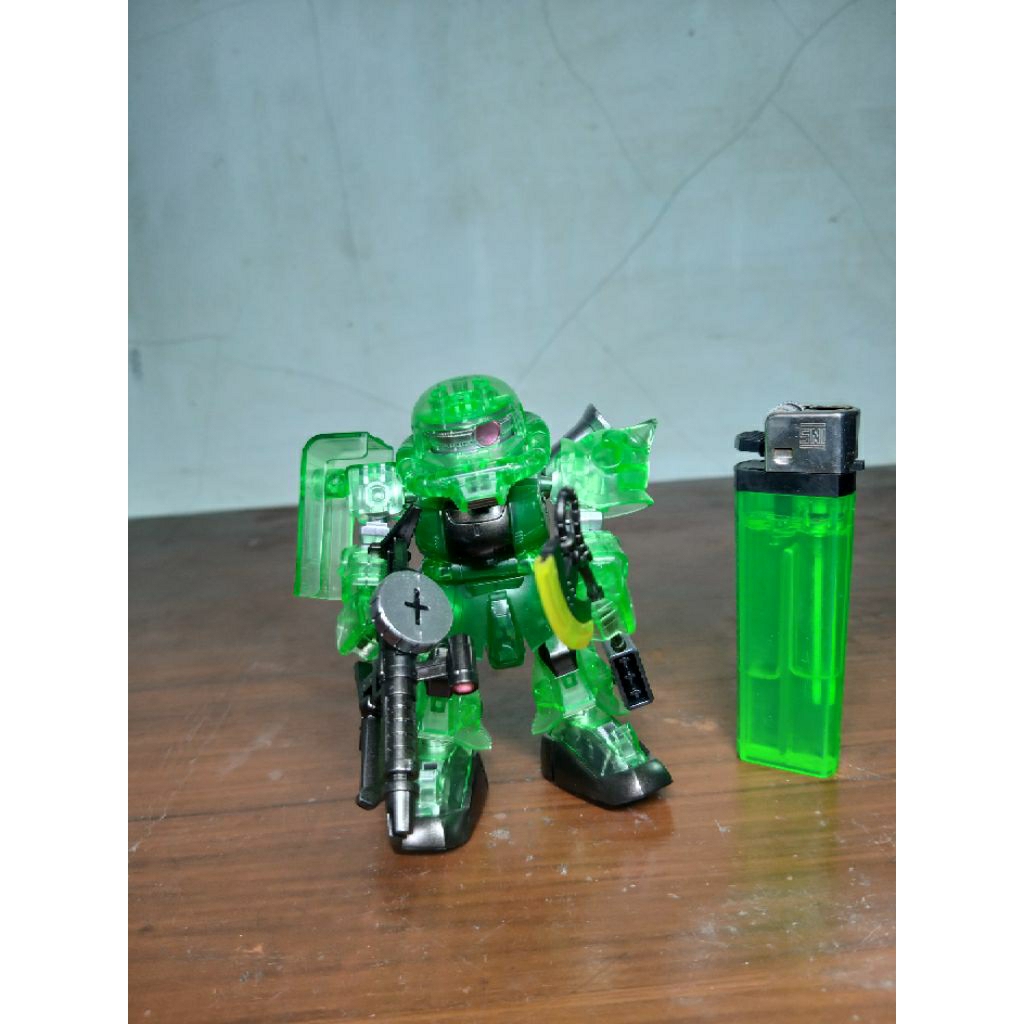 SD CS gundam Zaku II , clear color