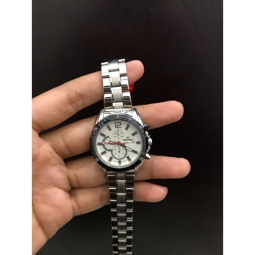 JAM TANGAN MIRAGE CEWEK CHRONOGRAPH FANTASI