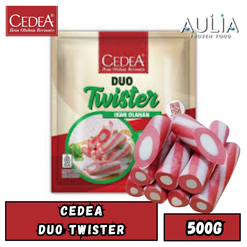 

Cedea Duo Twister 500g/Duo Twister Cedea 500gr / Frozen Food Depok / Aulia Frozen Food