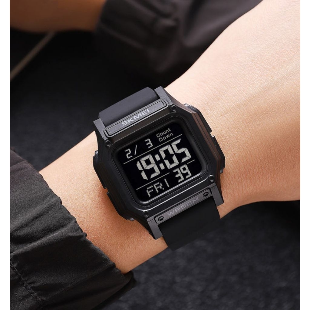 Jam pria Skmei 2537 segi digital free carton box skmei