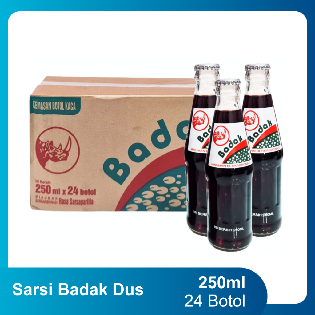 

MINUMAN SARSI CAP BADAK 1 DUS ISI 24 BOTOL
