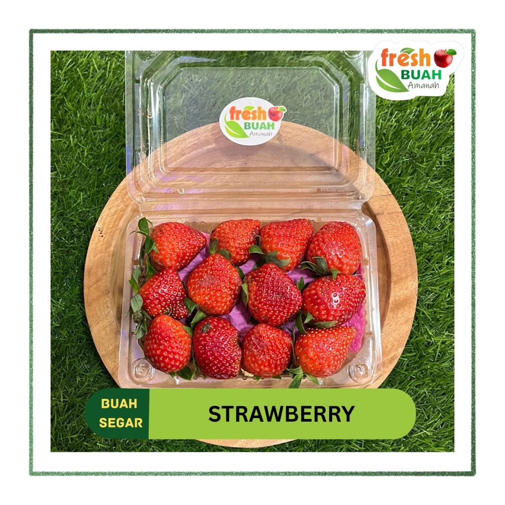 

Strawberry / Stroberi 250g | Promo Buah | FBA