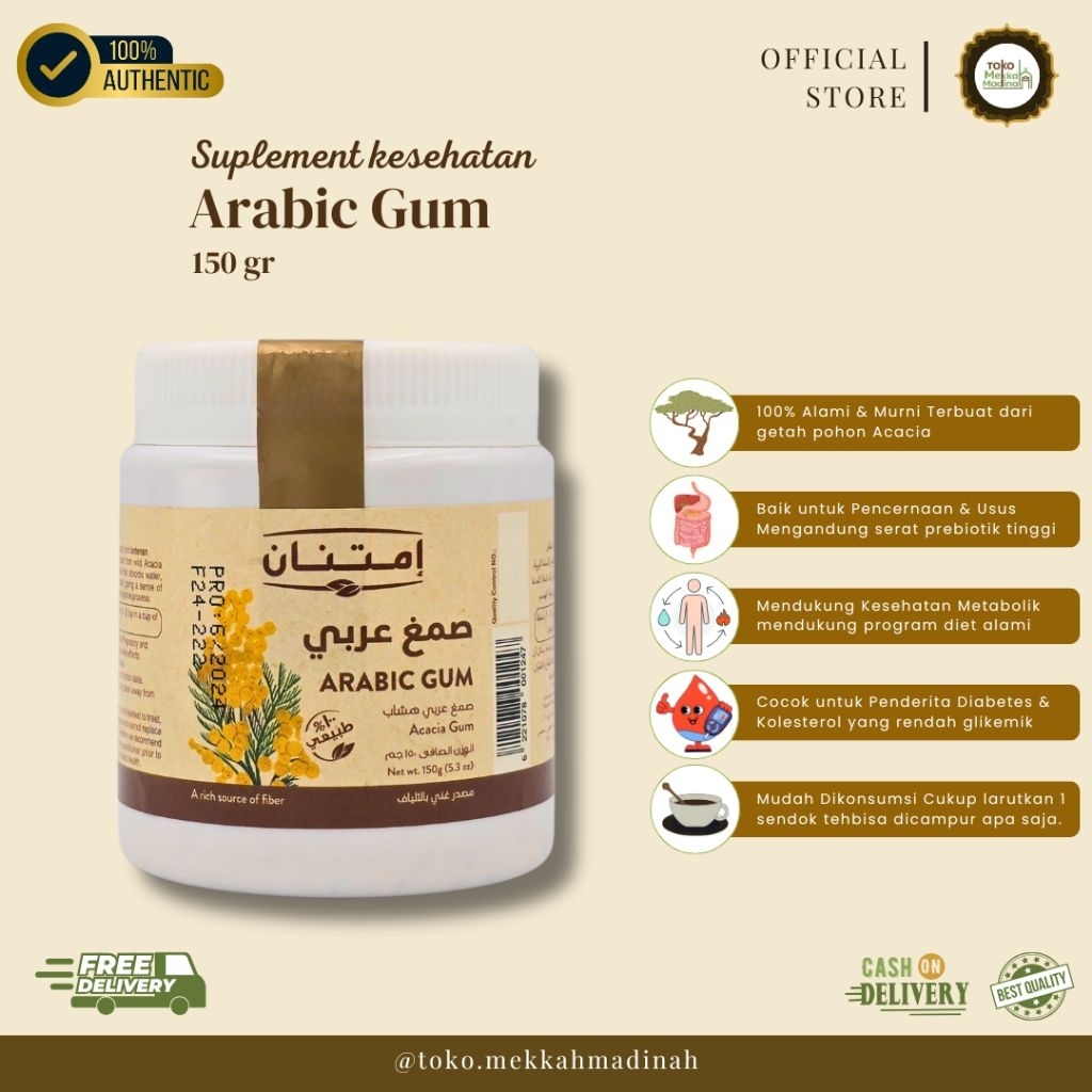 

Suplemen Kesehatan Arabic Gum – 150gr