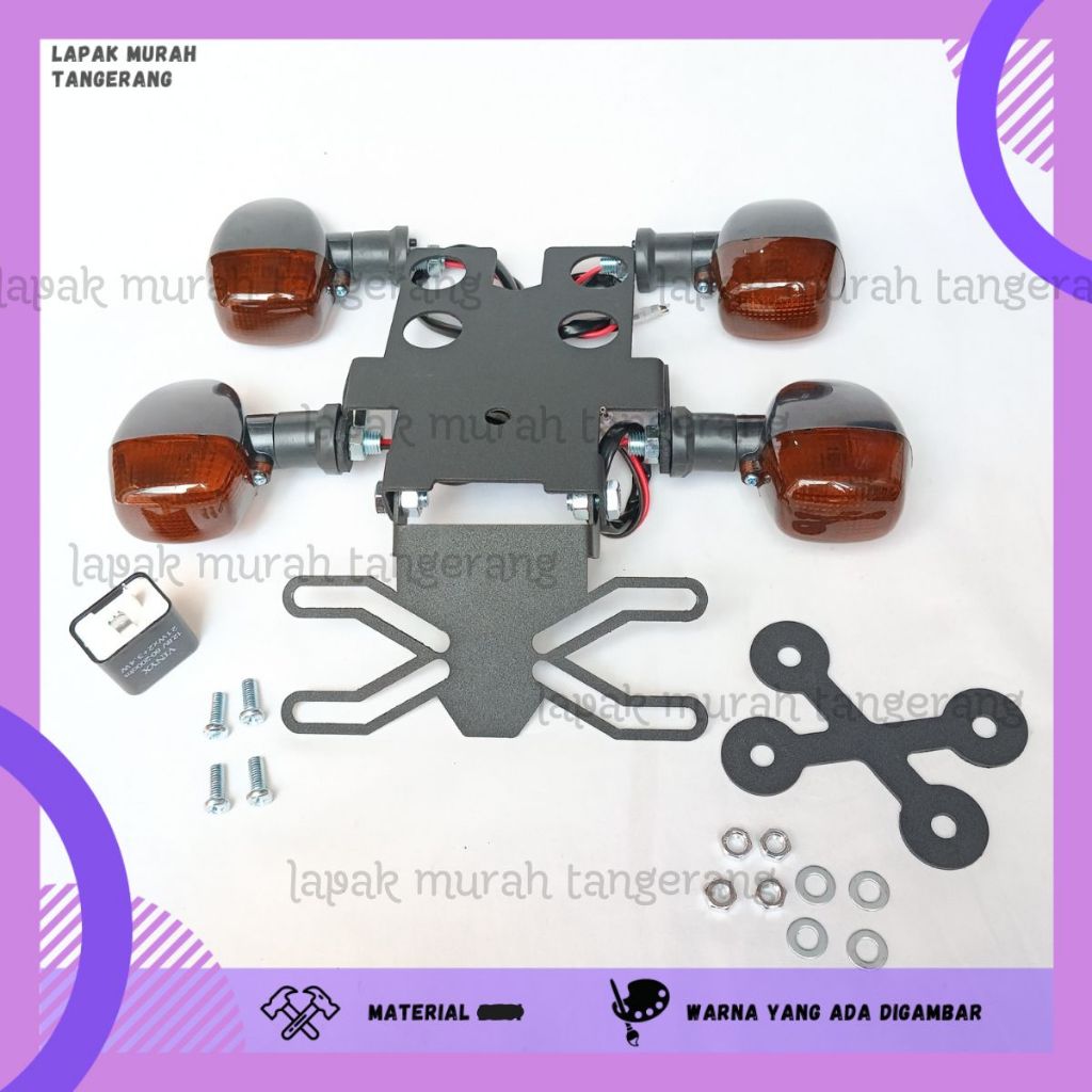 TAIL TIDY XSR 155 SPAKBOR BELAKANG XSR 155 SEIN NINJA  DUDUKAN PLAT NOMOR XSR 155 NOPOL XSR 155