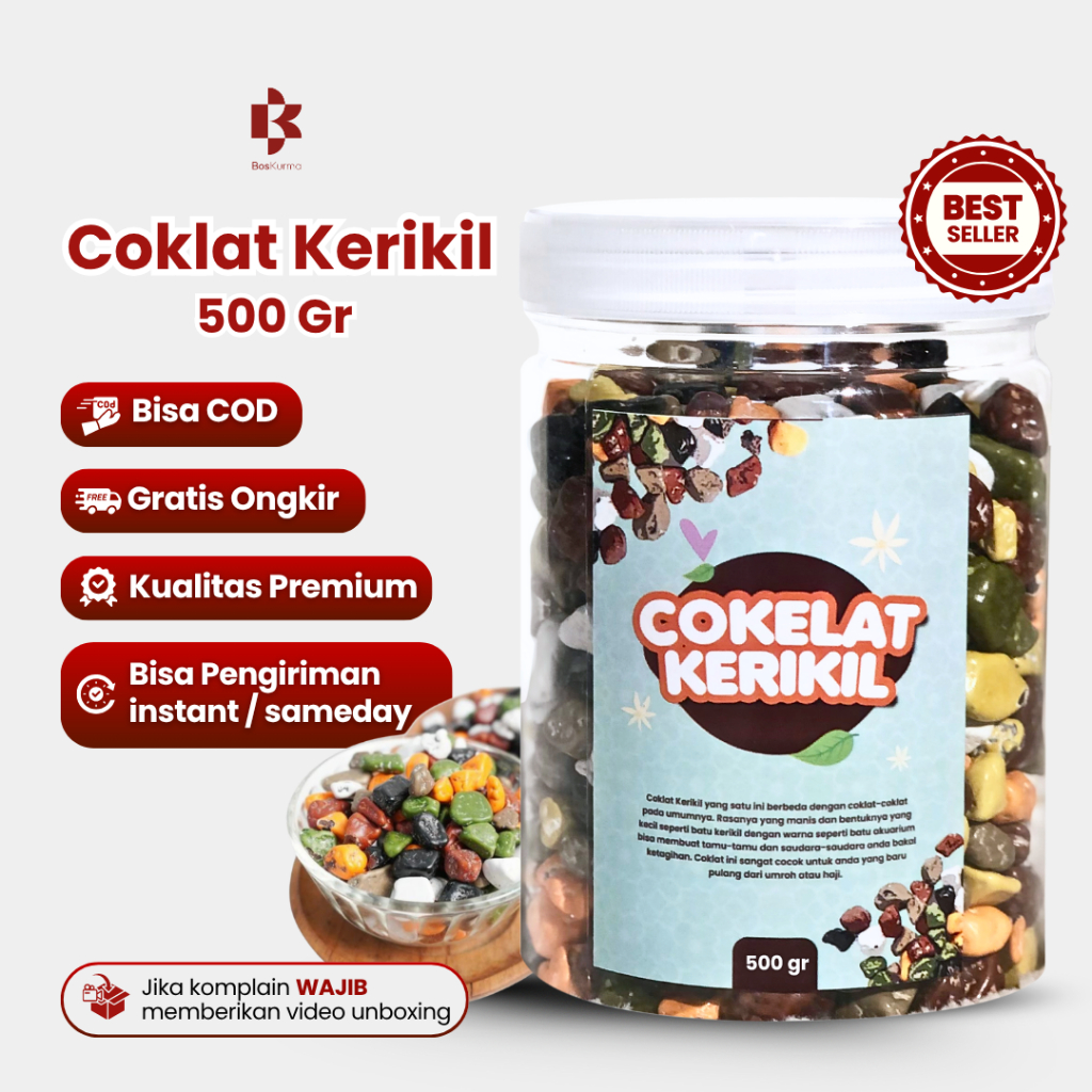 

Coklat Kerikil 500 Gram Coklat Batu Cokelat Arab