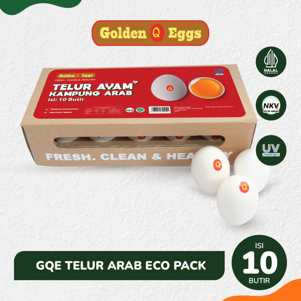 

GQE TELUR ARAB ECO PACK ISI 10