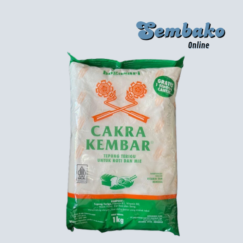 

CAKRA KEMBAR Tepung Terigu kemasan 1Kg