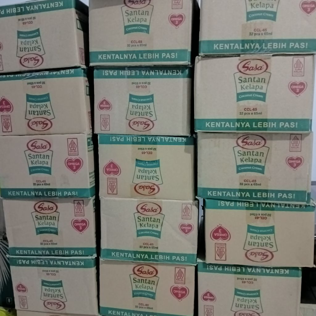 

Santan Cair sasa 65 ml isi 32 pcs