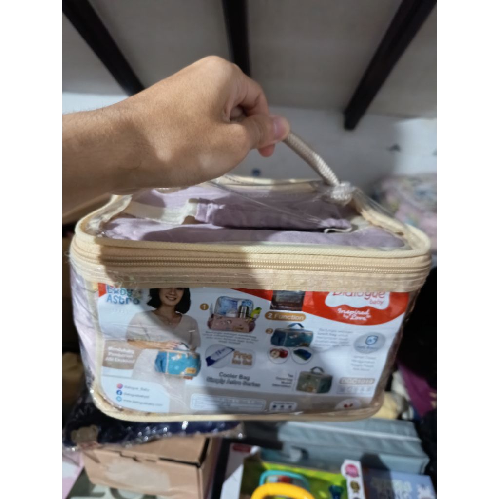 Dialogue - Baby Cooler Bag / Tas Penyimpan ASI - Astro Series Pink