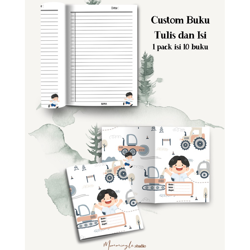 

Buku Tulis Custom Nama