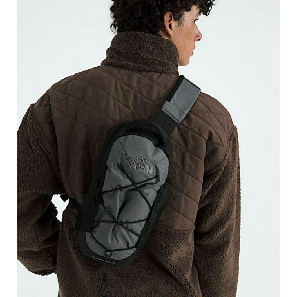 THE NORTH FACE BOREALIS SLING BAG ASPHALT HEATER TAS TRAVELING TAS HIKING ORIGINAL