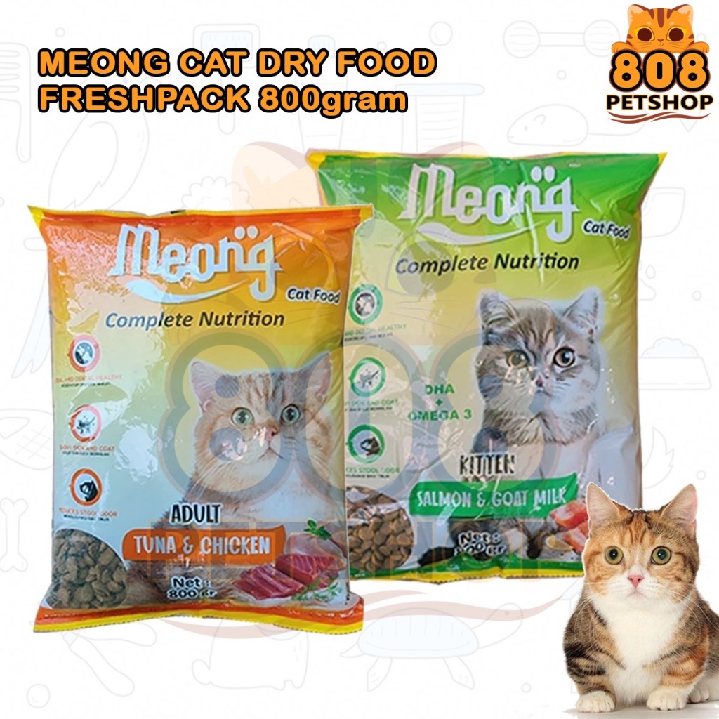 Makanan Kucing Meong 800gr Freshpack - Pakai Meong untuk Kitten dan Adult