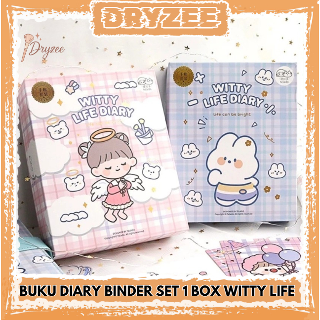 

TELADO Buku Diary Binder Set1 Box Witty Life - TLD30