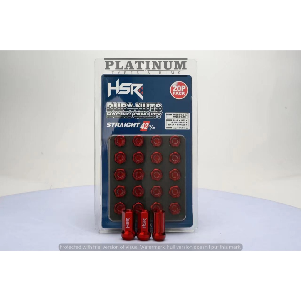 BAUT RODA DURA NUT HSR WARNA MERAH II MUR RODA HSR MERAH