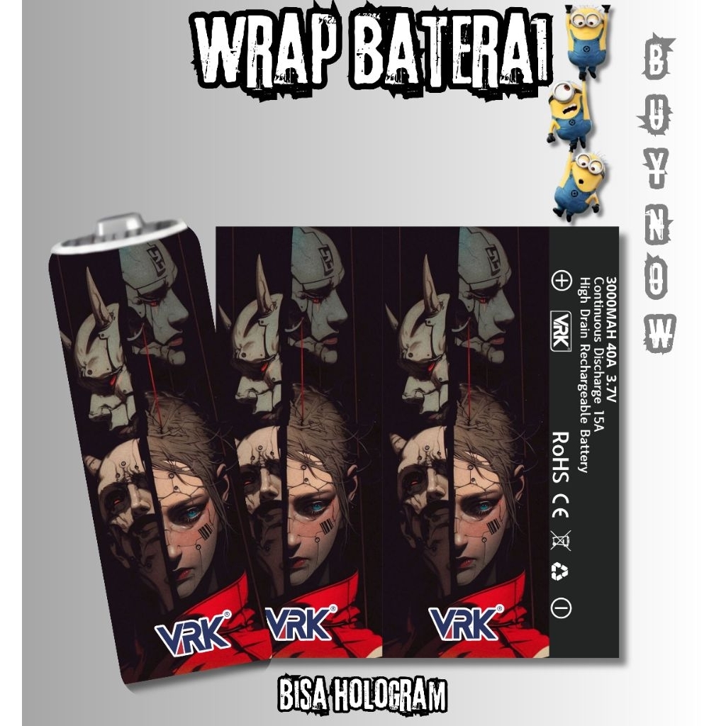 

Holdingskyy - Stiker Baterai 18650 Red Core Untuk Melindungi Dan Mempercantik Device