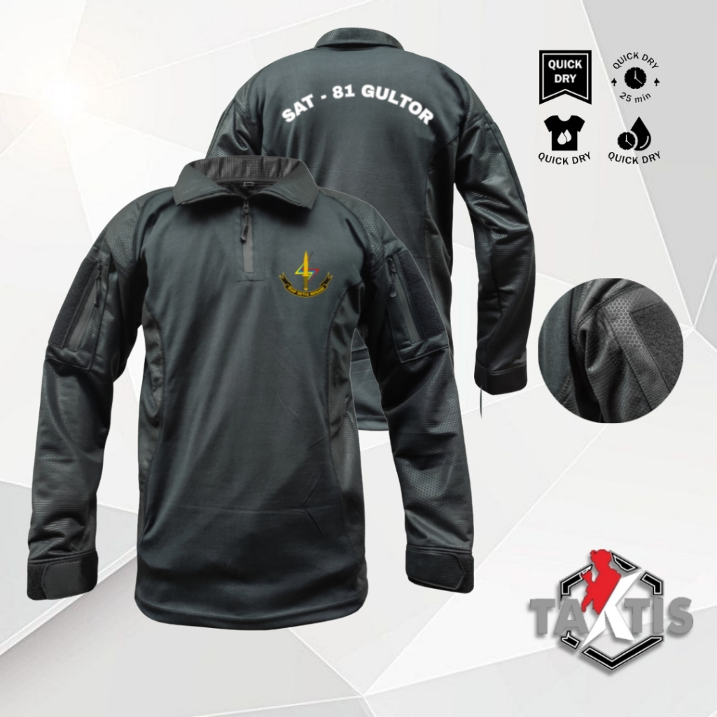 Kaos BDU Embos Sat 81 Gultor Tactical Battle Dress Uniform - Seragam Tempur yang Nyaman dan Taktis