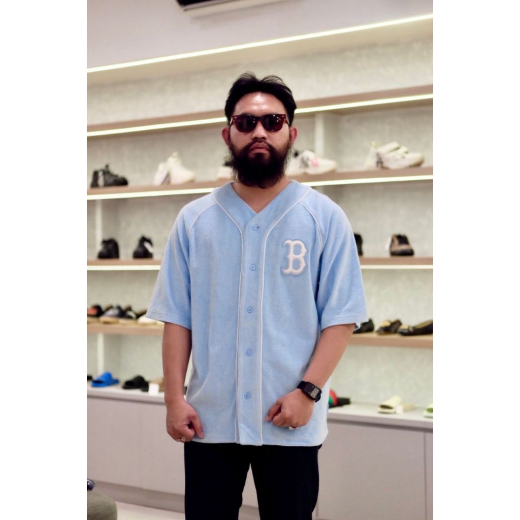 MLB BOSTON BASEBALL SHIRT BLUE