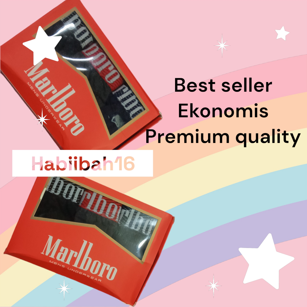 CELANA DALAM BEST SELLER 3PCS MARL**BORO