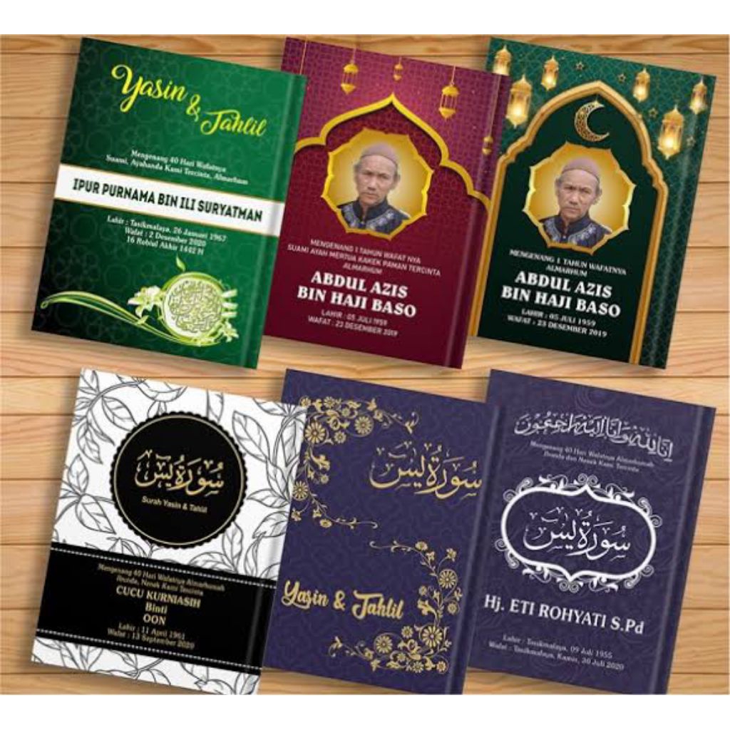 Buku Yasin | Buku Yasin soft cover | Yasin dan tahlil | Buku yasin custom design