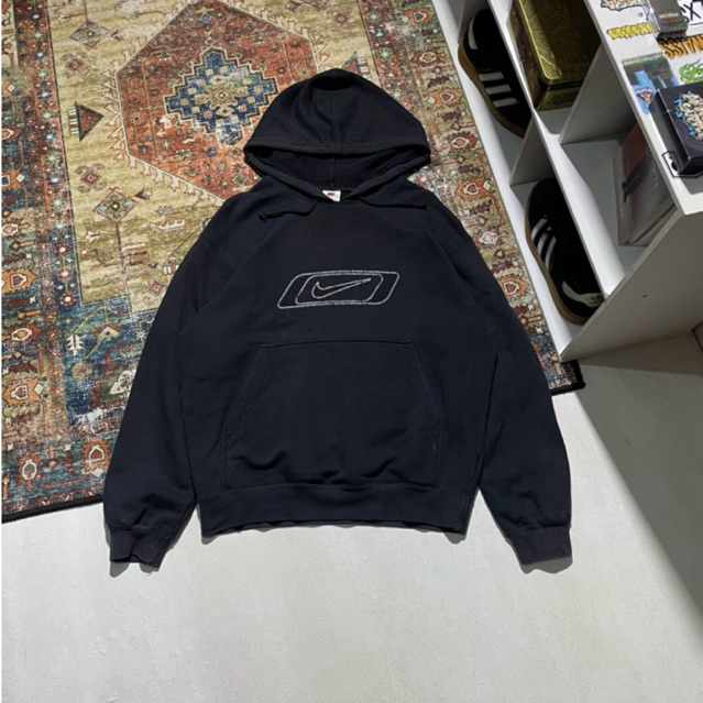Vintage 90's Hoodie Nike Reflective