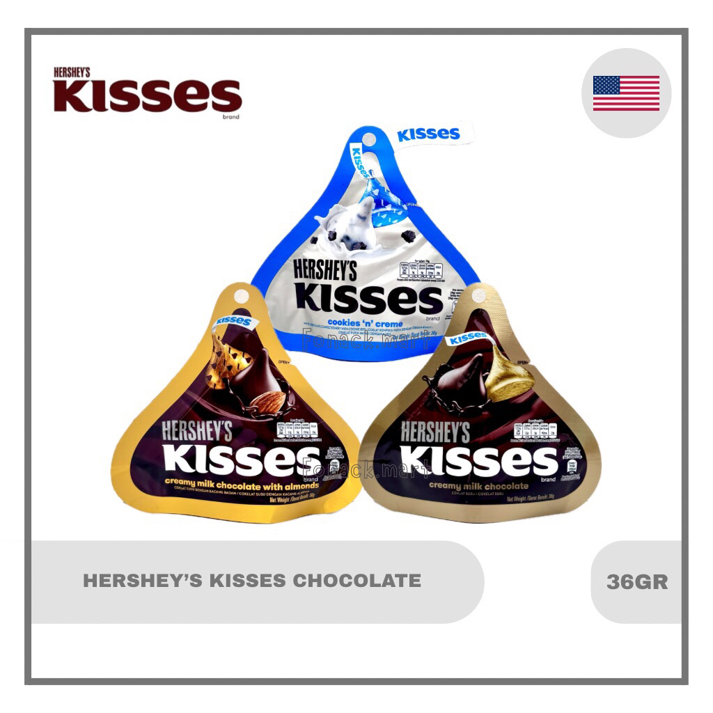 

Hershey Kisses Chocolate Milk Almond Cookies Creme Cokelat