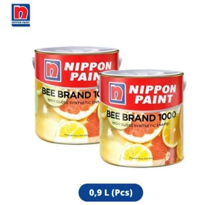 Cat Minyak Bee Brand Nippon - Cat Minyak Kayu Besi Putih Gloss/Doff