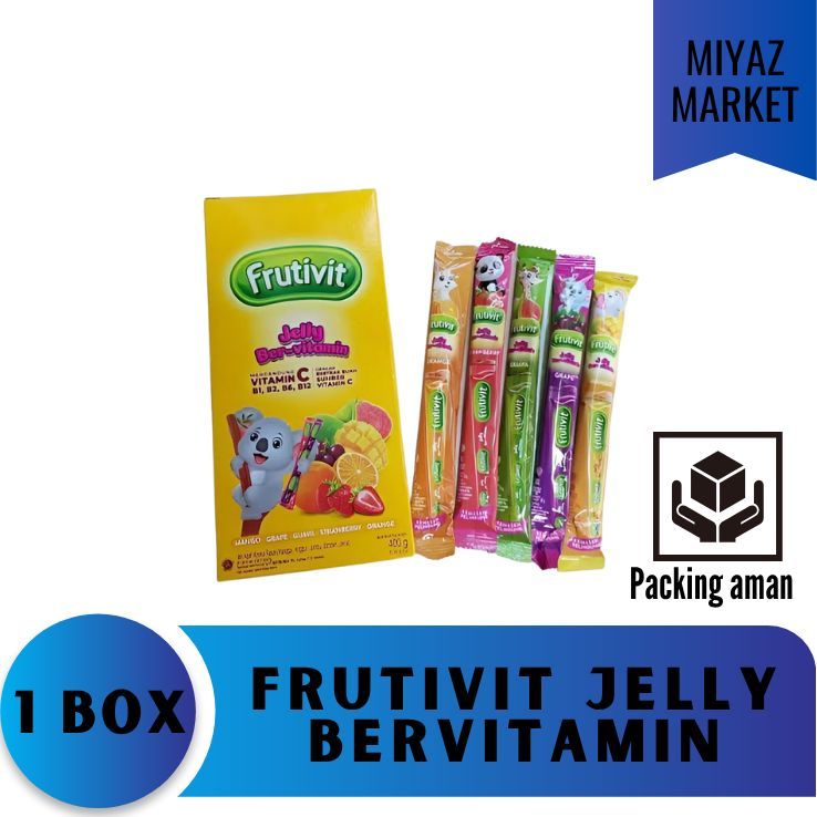 

❤MIYAZMARKET❤ Frutivit Jelly Bervitamin 1 box / Jeli Mayora